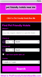 Mobile Screenshot of petfriendlyhotelsnearme.com
